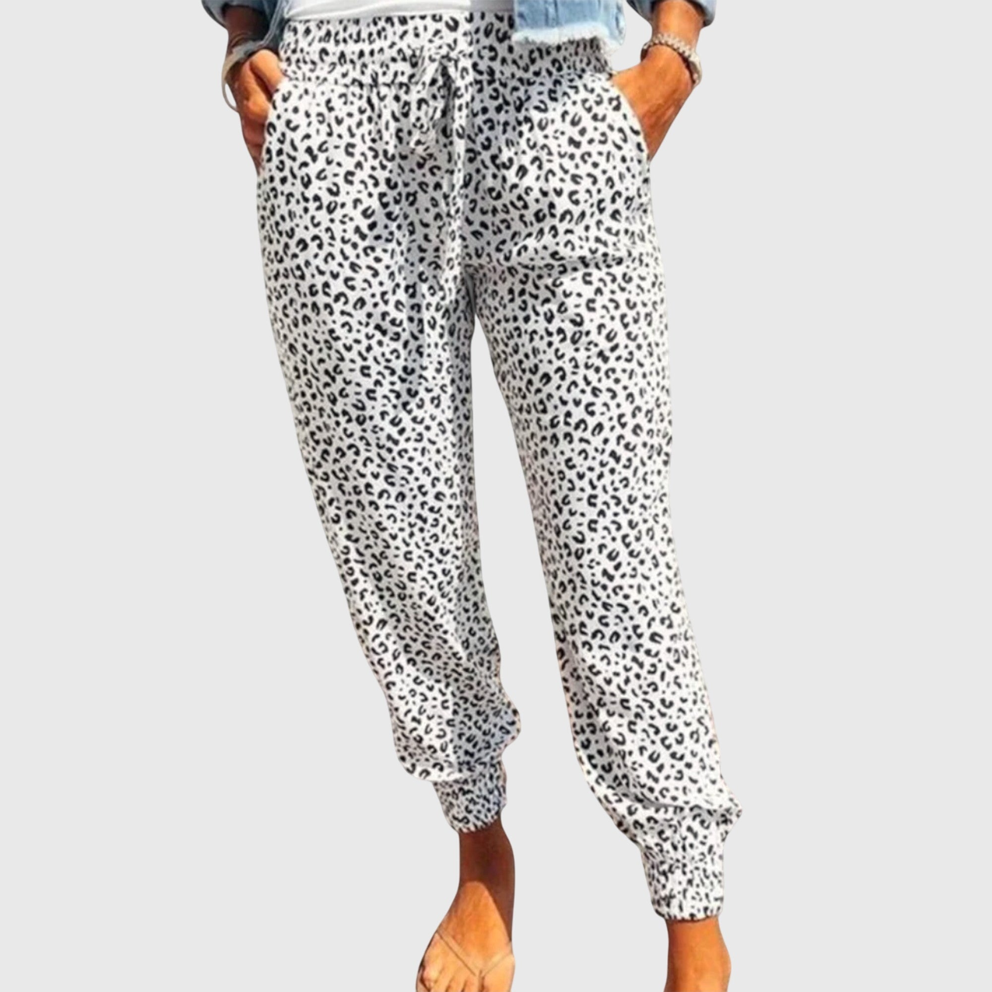 Feli - Leo Wide-Leg Pants for Effortless Style