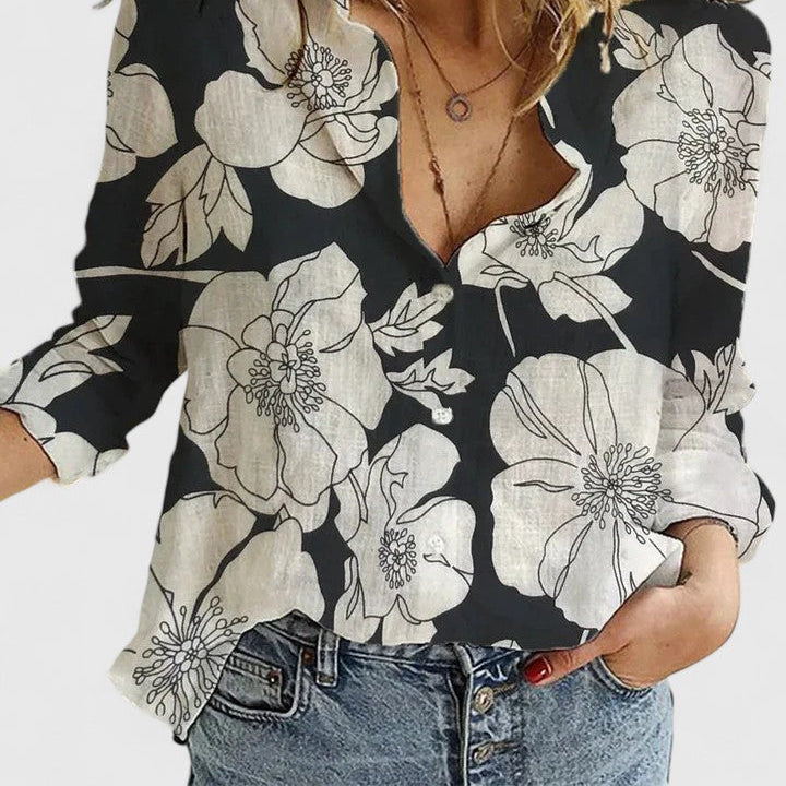 Elena | Sleek, Chic & Elegant Blouse for Effortless Style