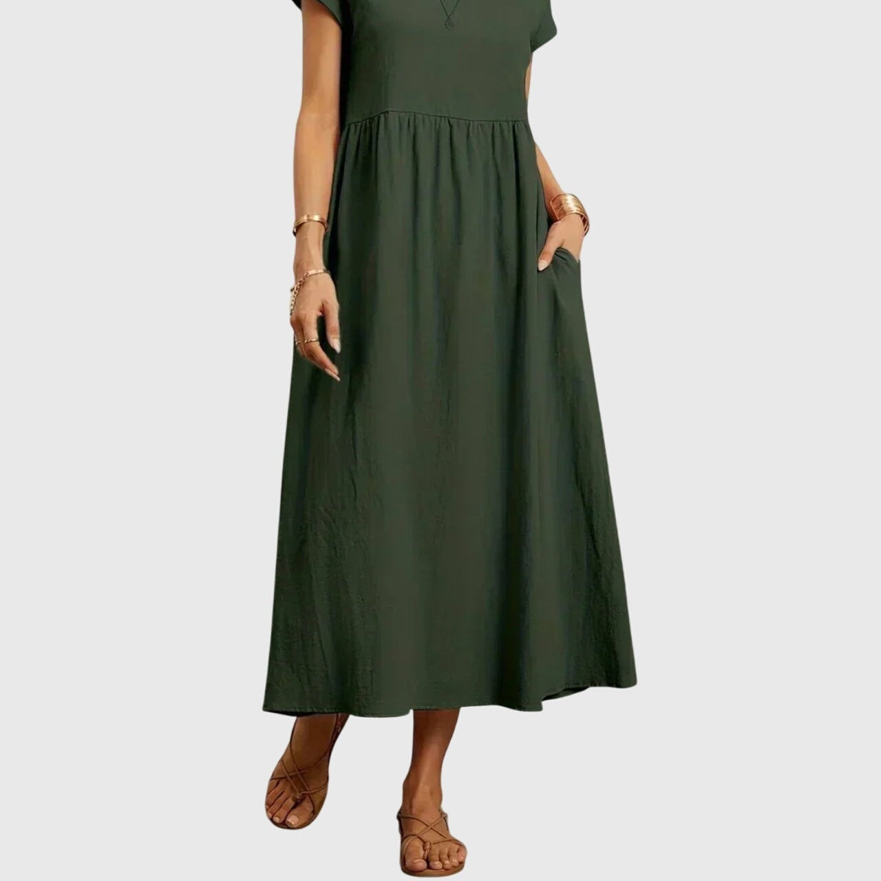 Relaxed Fit Dress – Breathable Fabric & Flattering Silhouette