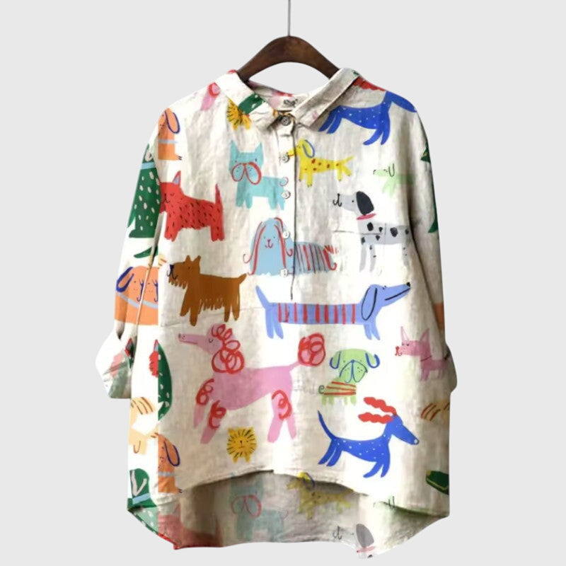 Elva™ Blouse - Effortless Elegance for Everyday Style