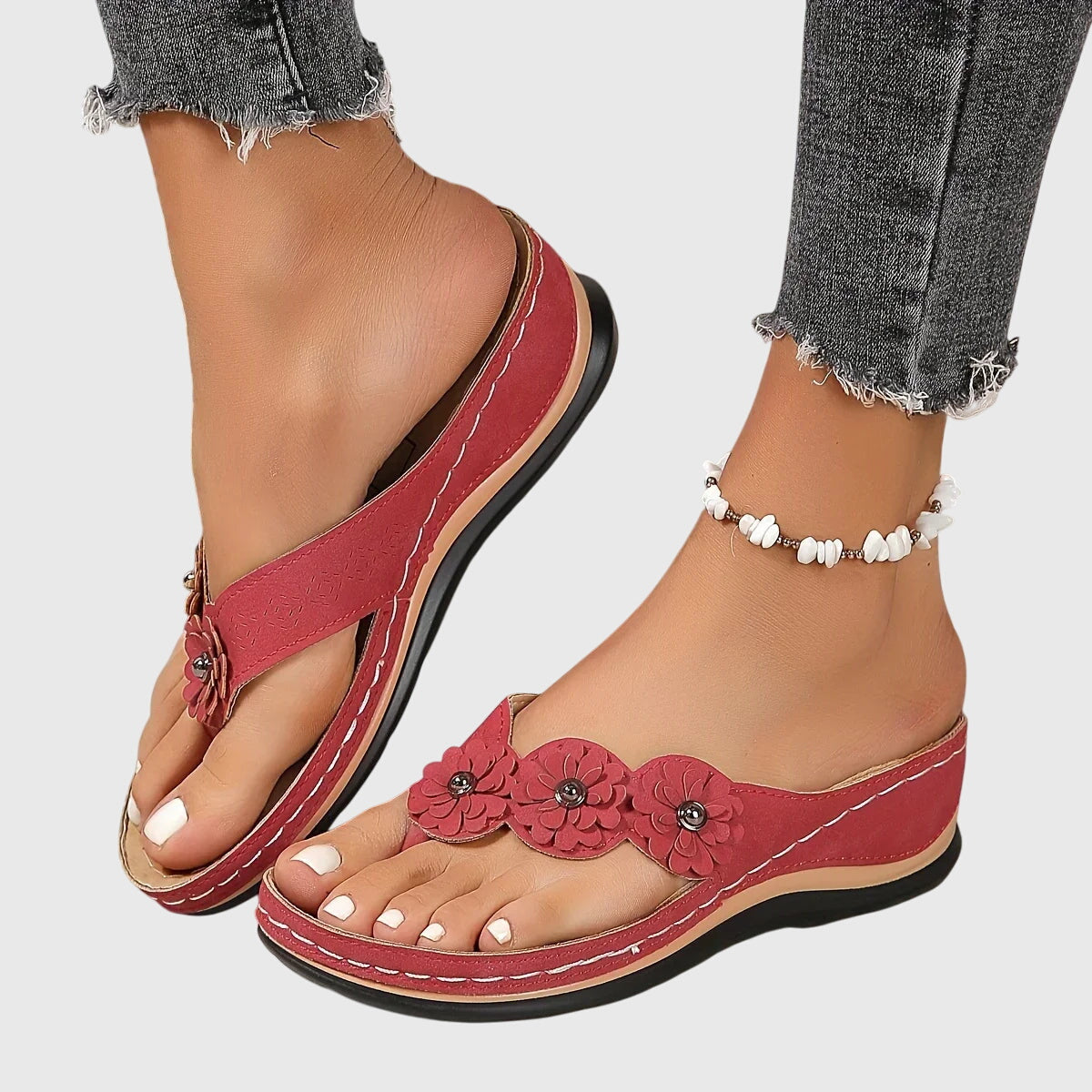 Alexis Orthopedic Comfort Flip Flops with Arch Support
