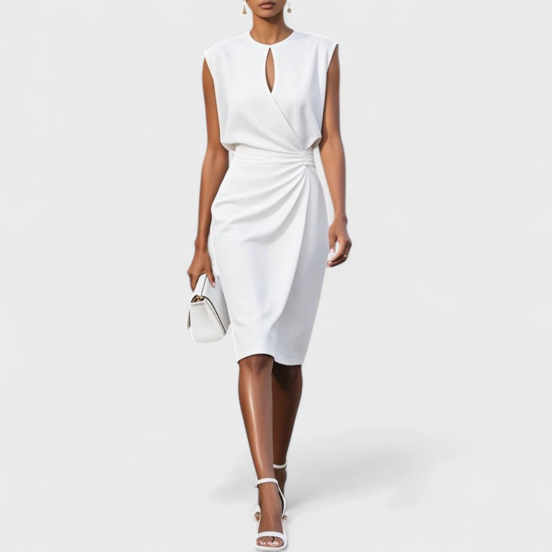 Luxe Midi Dress with Exquisite Detailing
