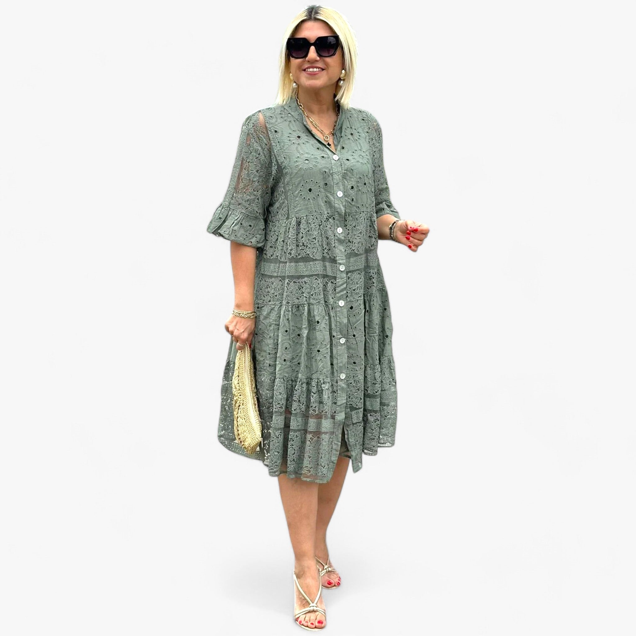 Adele | Lace Dress – Modern elegance with fine details