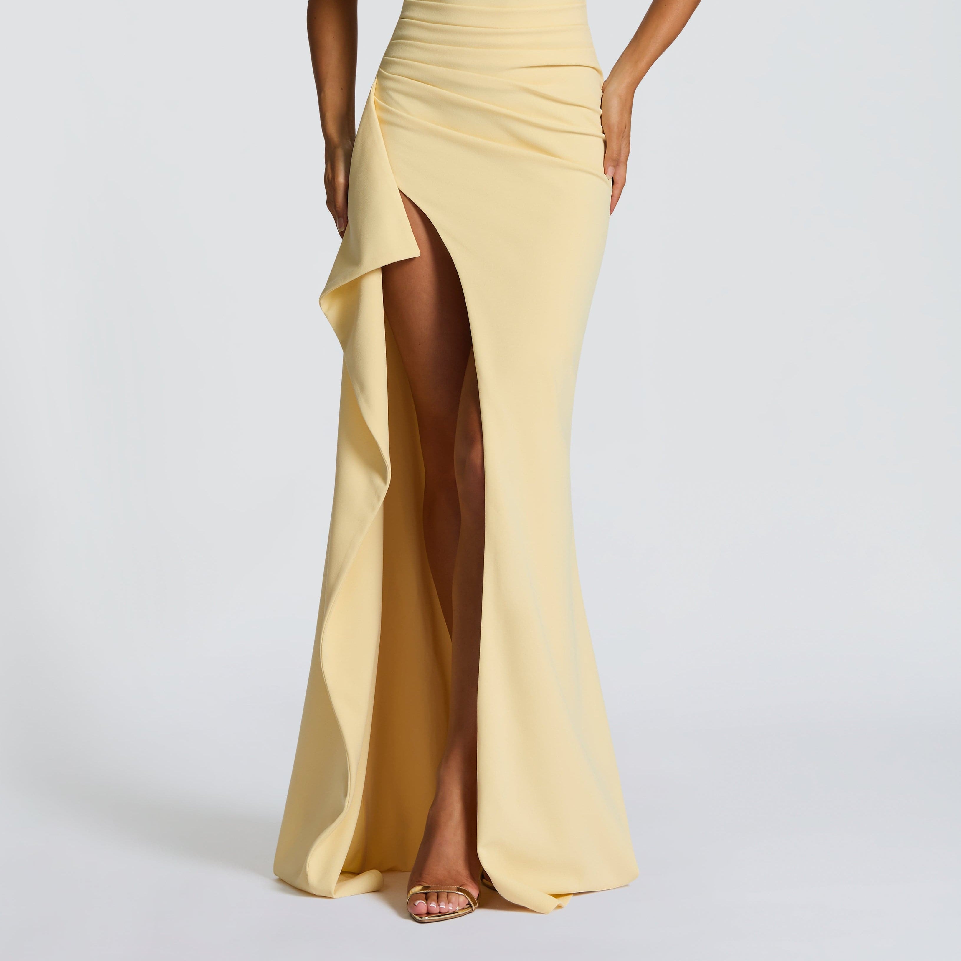 Maxi Dress with Slit Design
