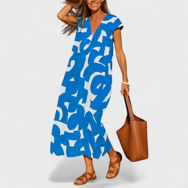 V-Neck Dress – Lightweight Feel & Flattering Silhouette
