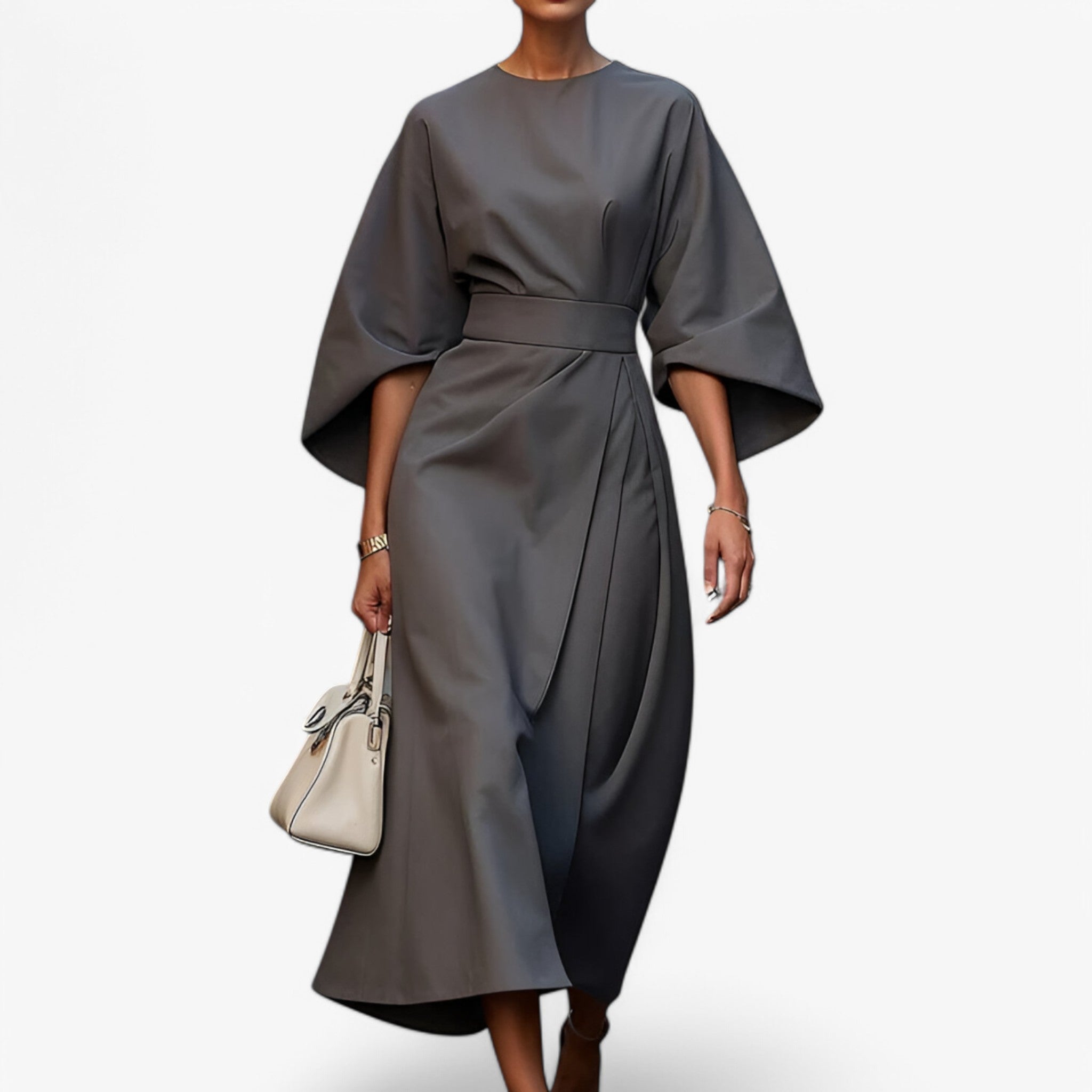Nova – Asymmetric dress with modern, graceful elegance