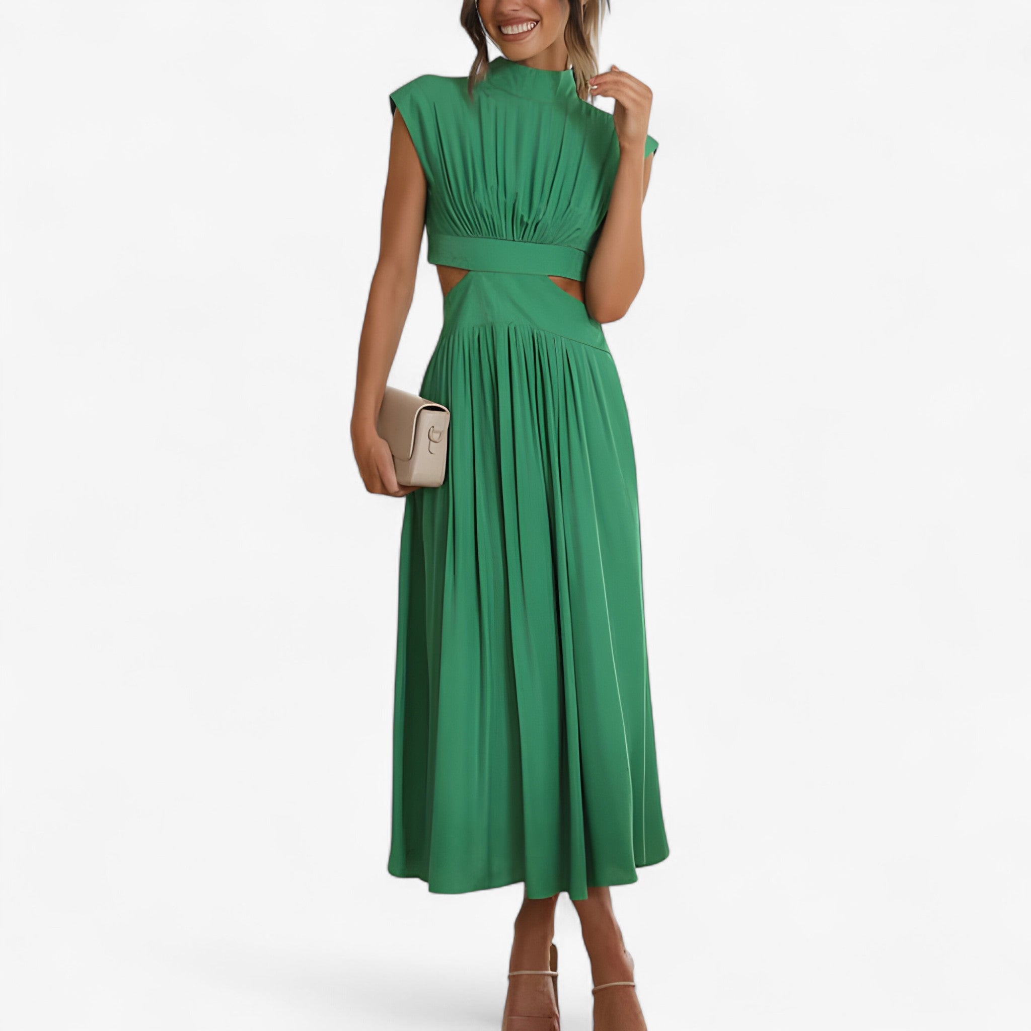 Elena | Exclusive high-neck dress for an elegant look