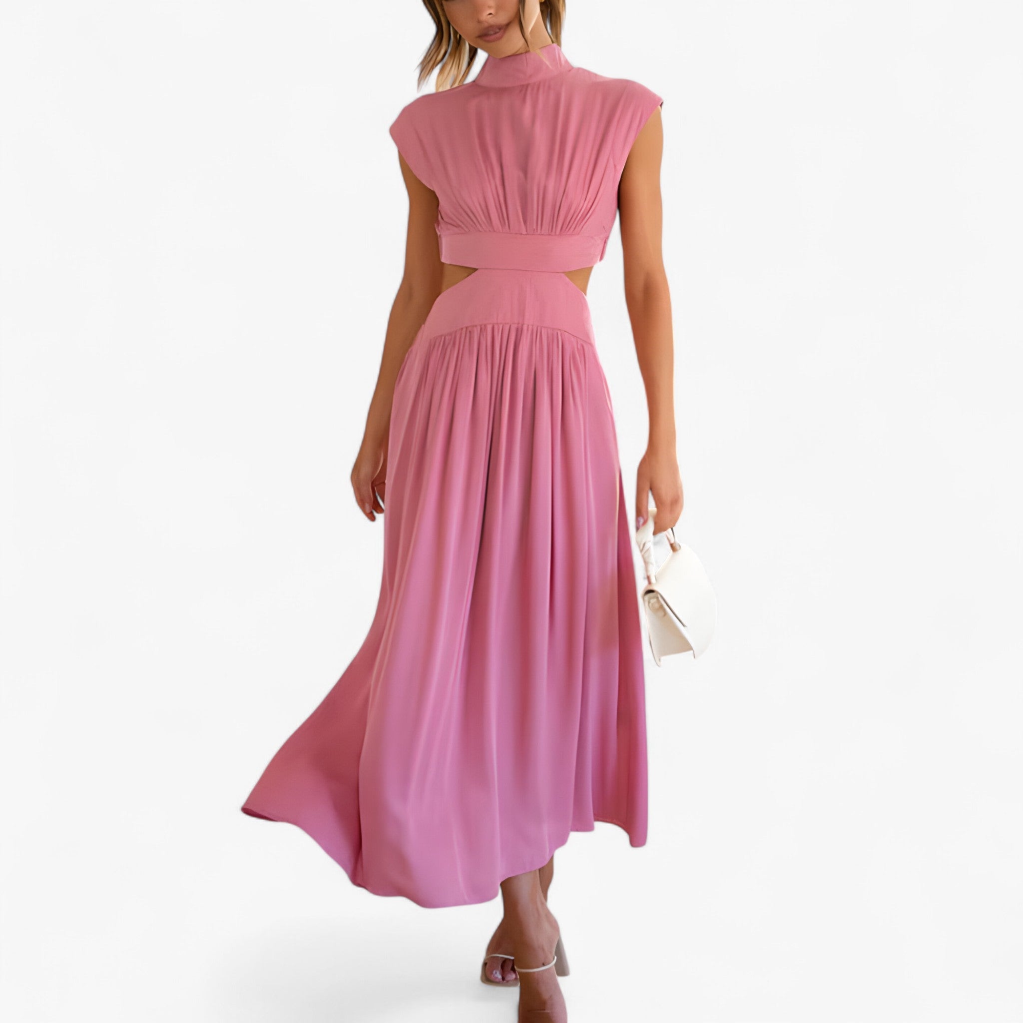 Elena | Exclusive high-neck dress for an elegant look