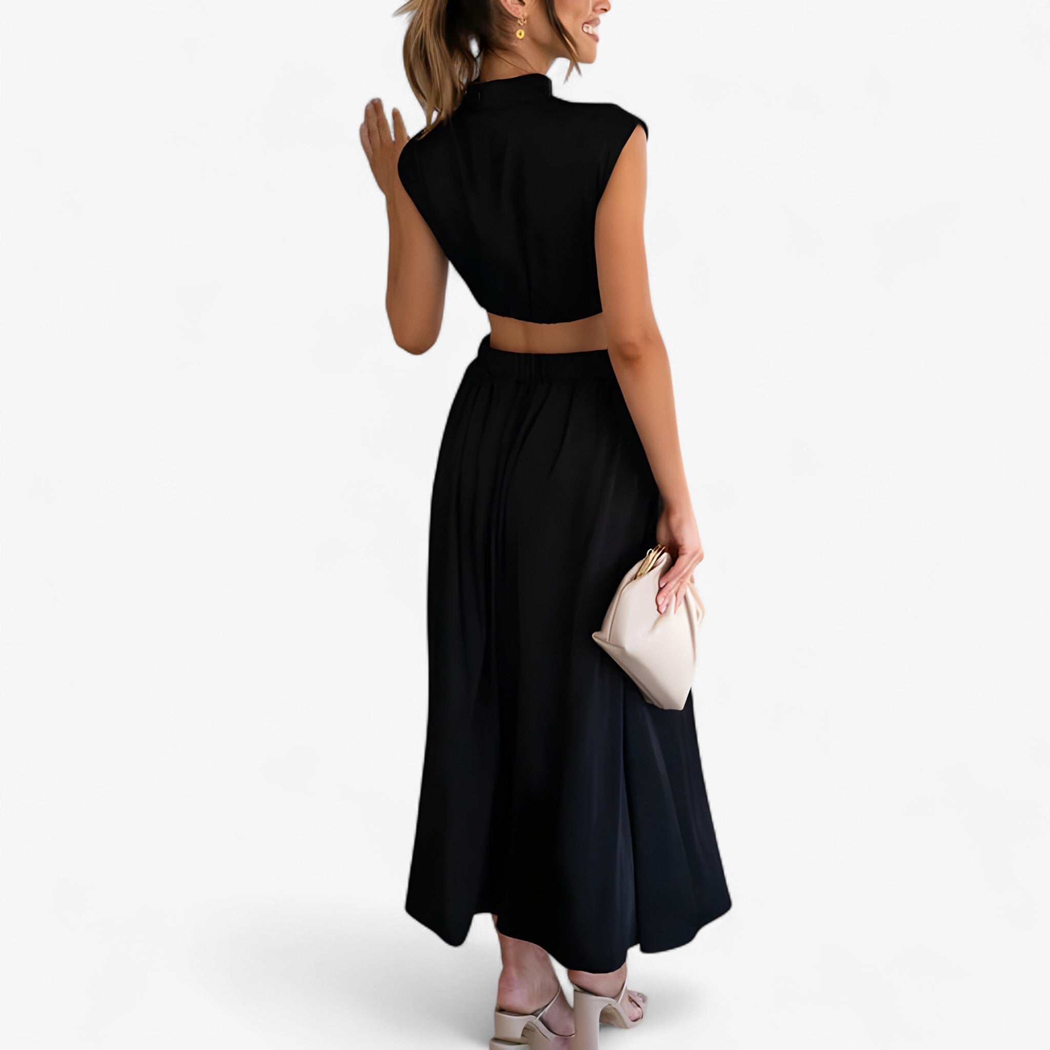 Elena | Exclusive high-neck dress for an elegant look