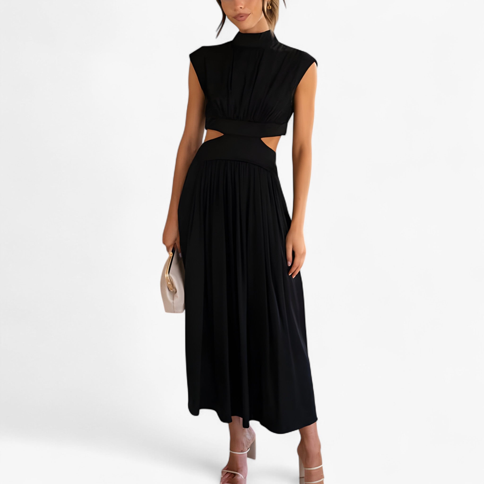 Elena | Exclusive high-neck dress for an elegant look