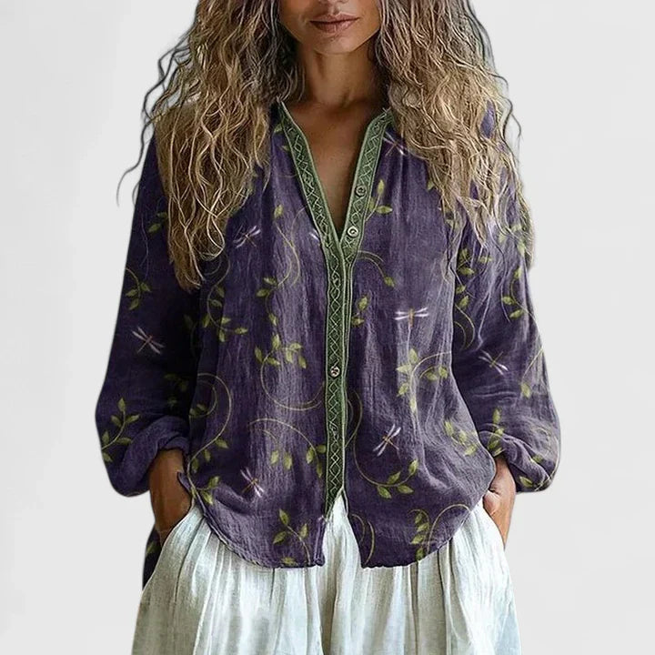 Jayzlynae Cozy-Chic Blouse - Effortless Comfort Meets Modern Style