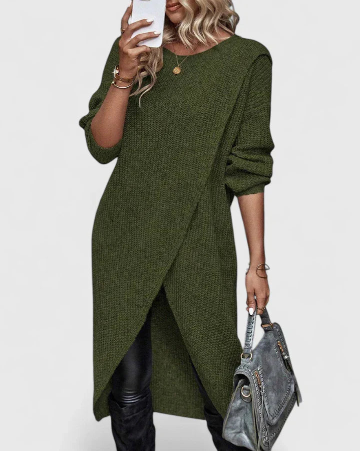 Zarymelle | Timeless Knit Sweater Dress for Effortless Style