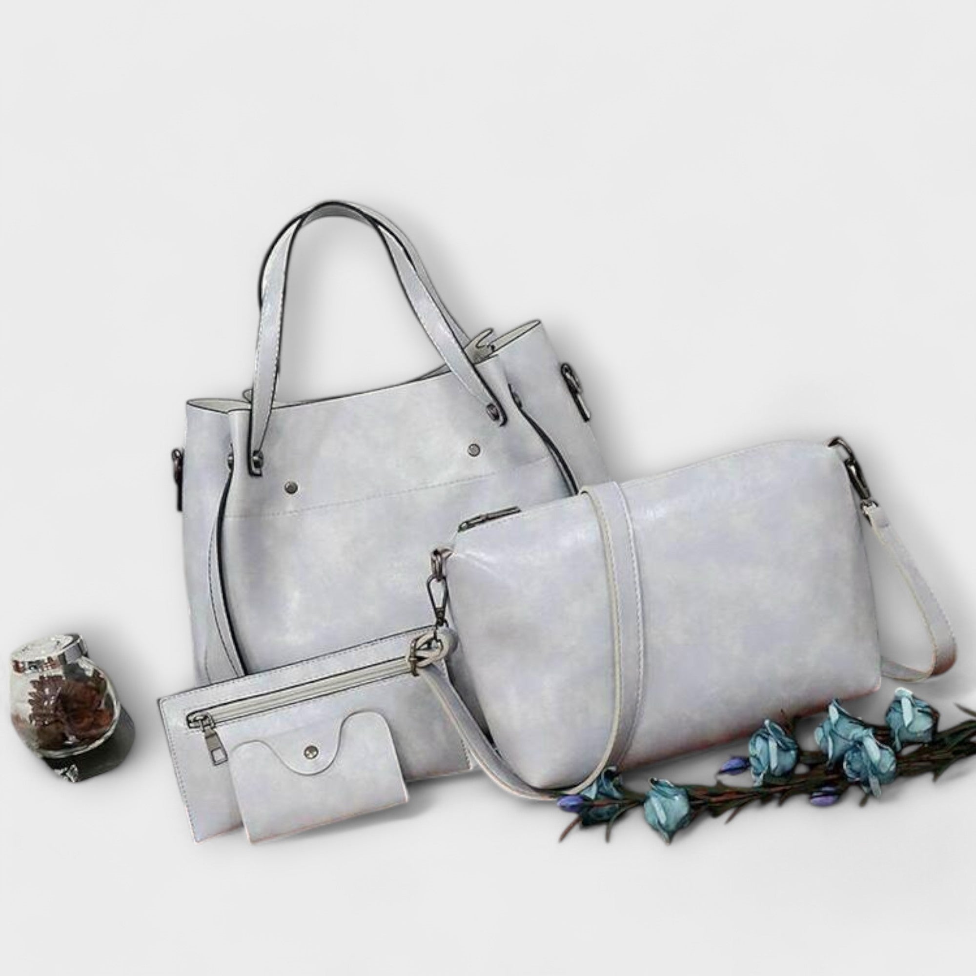 Olivia 4-Piece Vintage Bag Set – Timeless Style for Everyday Elegance
