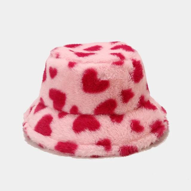 Beatrix - Heart print hat for women