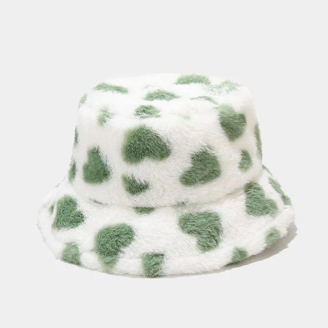 Beatrix - Heart print hat for women