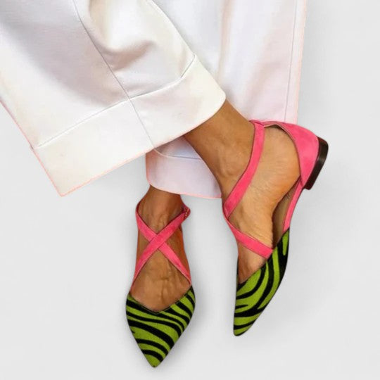 Khreysa | Elegant Strappy Ballerina Flats