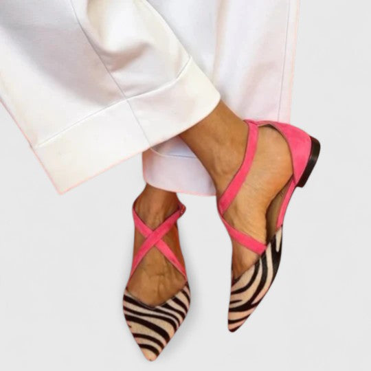Khreysa | Elegant Strappy Ballerina Flats