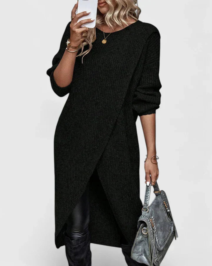 Zarymelle | Timeless Knit Sweater Dress for Effortless Style