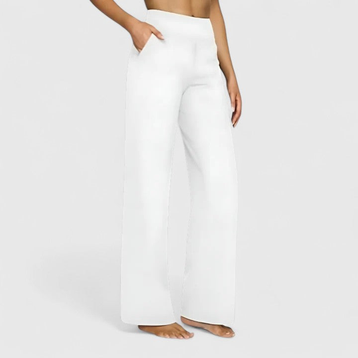 Button Front Women's Trouser – Waist-Defining Fit & Soft Touch Fabric