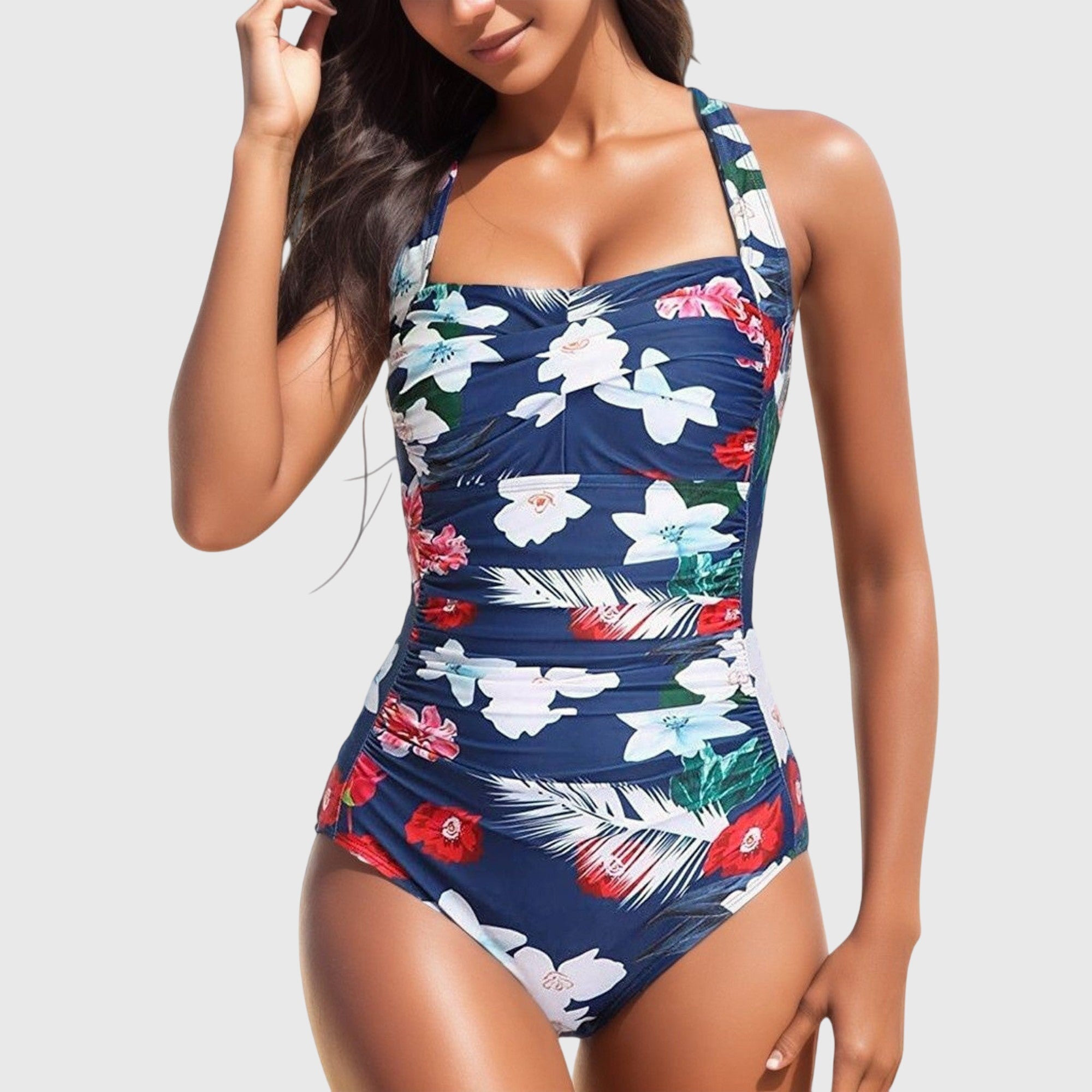 Lina: Sleek One-Piece Swimsuit for Effortless Beach Style