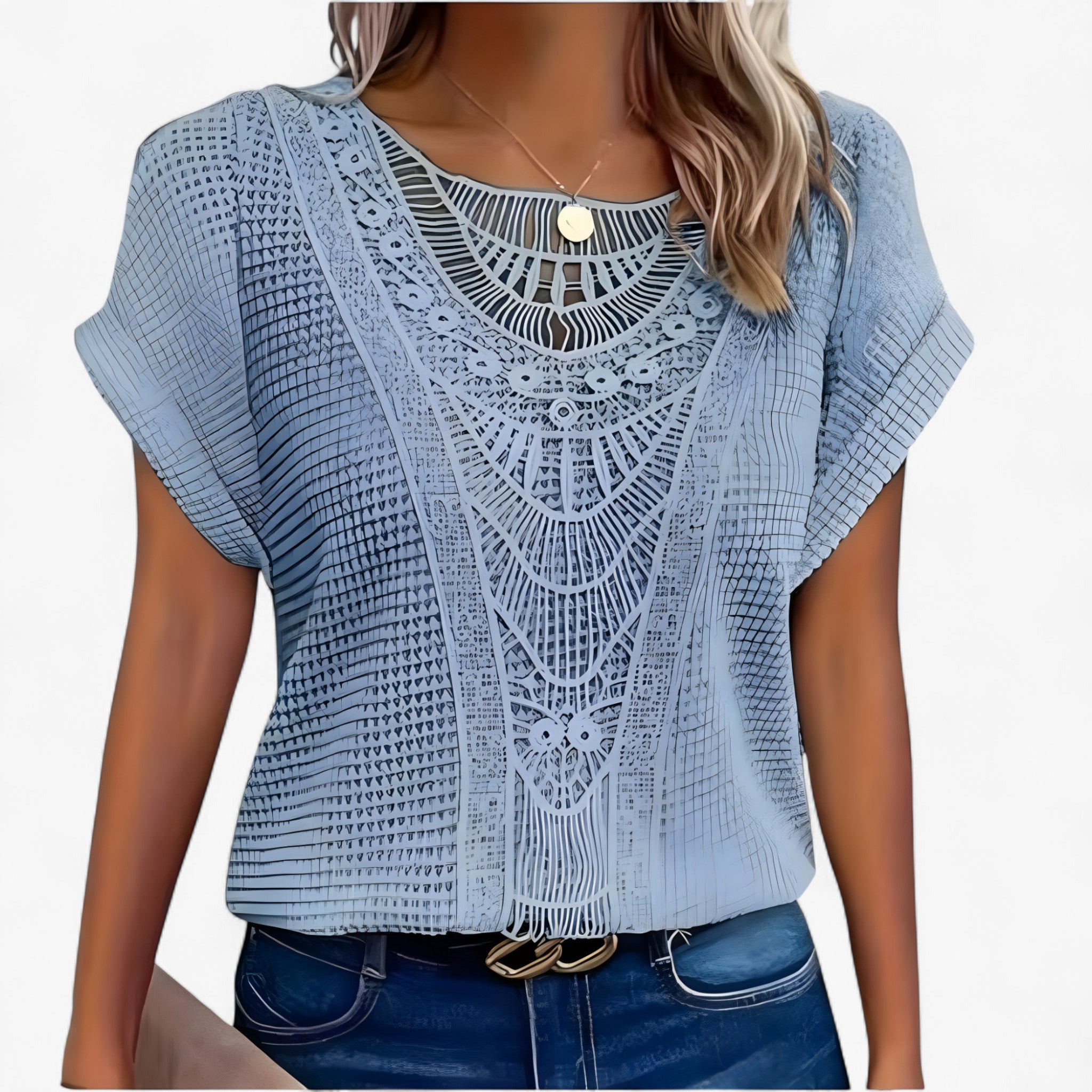 Elise | Chic Blonde Top – Elegance and Style for Everyday Wear and Parties