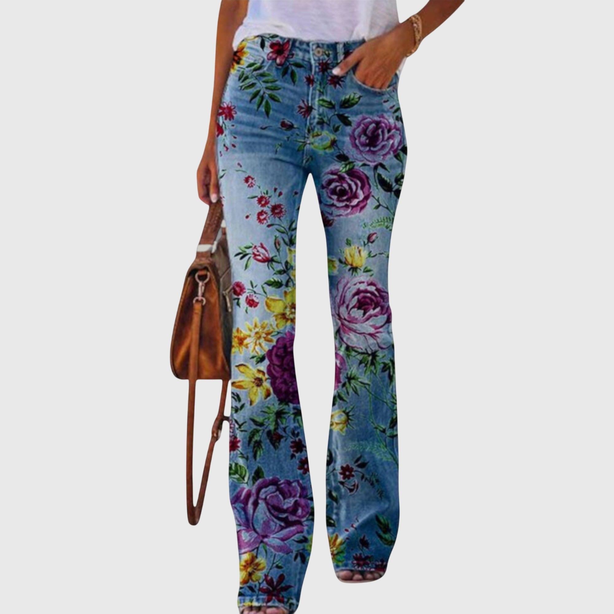 Floral-Print Pants for a Fresh, Effortless Look