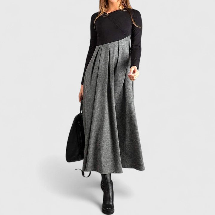 Elegant Long Sleeve Maxi Dress