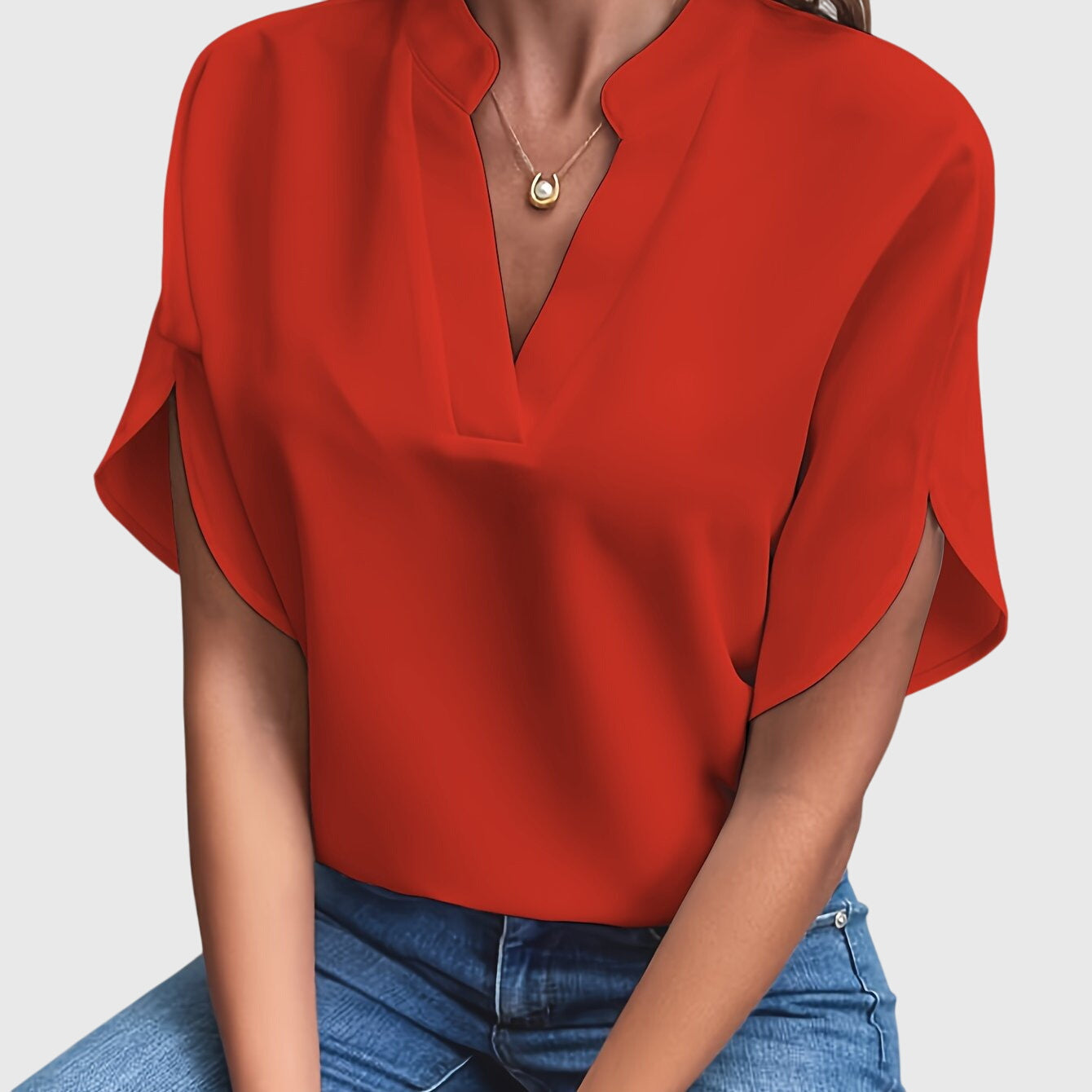 Kristie™ Chic Elegance Blouse - Effortless Sophistication
