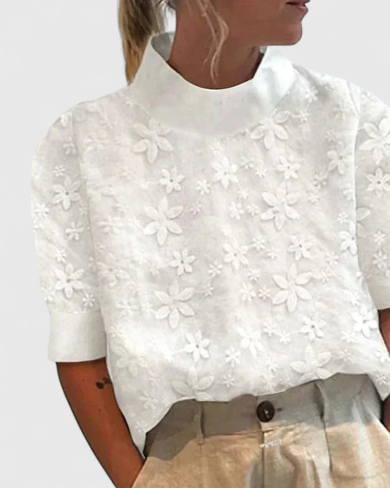 Rosalyetta Chic Elegance Blouse — Timeless Style, Effortless Sophistication