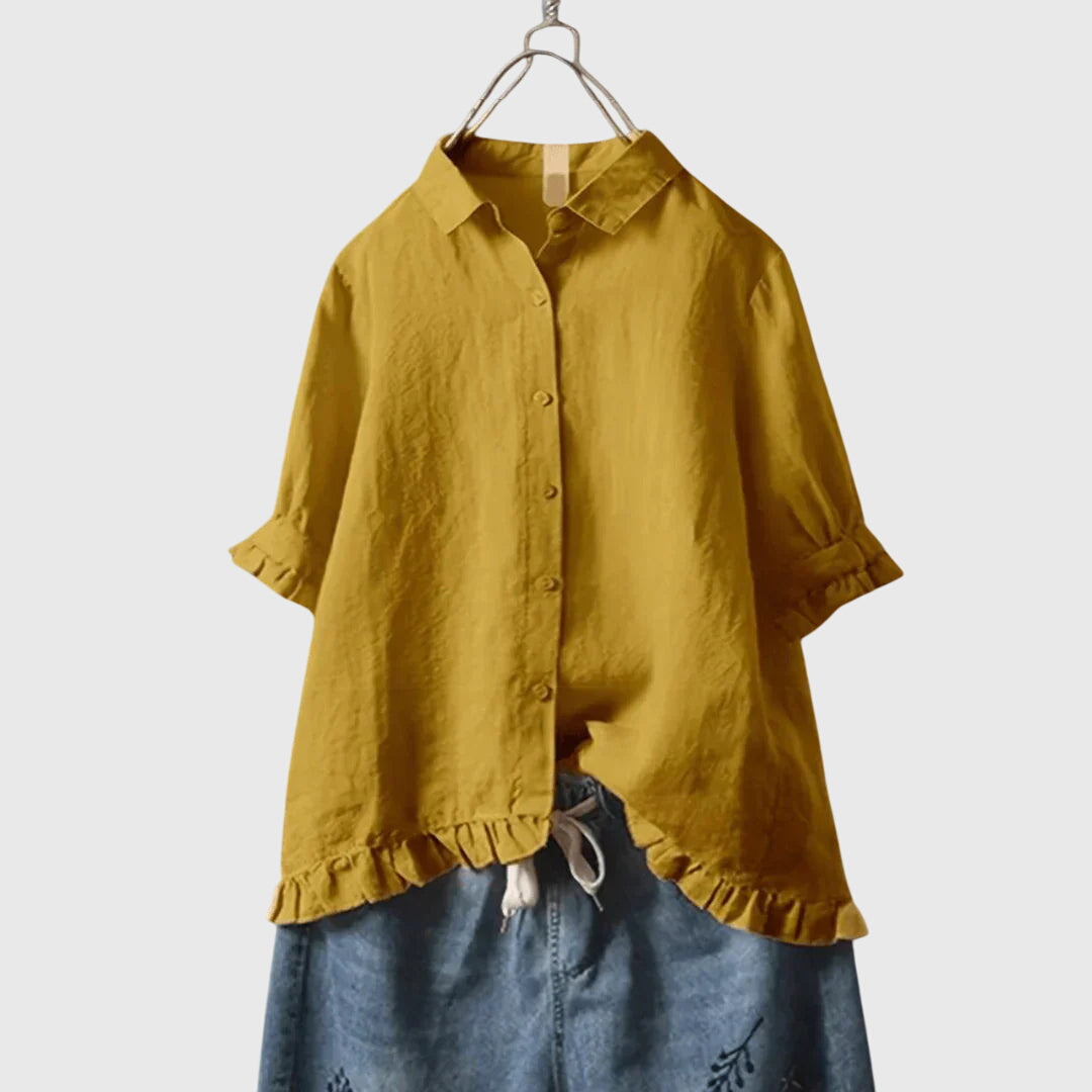 Pamela™ — A Sophisticated & Chic Blouse for Effortless Style