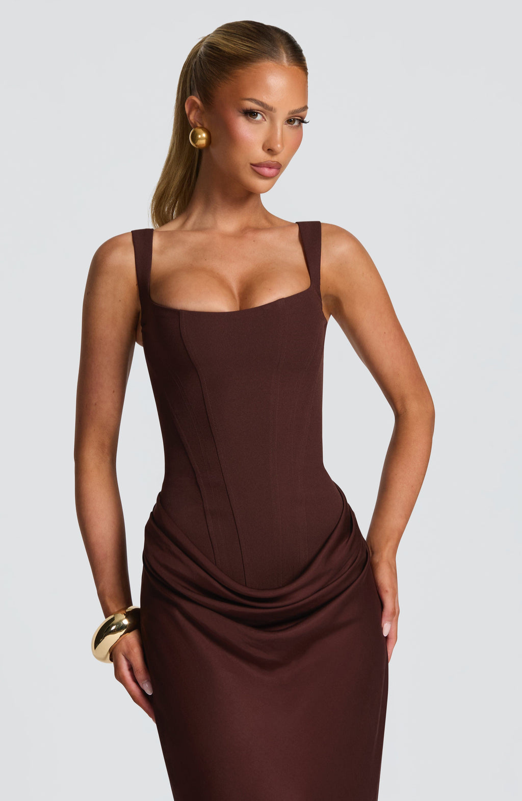 Hourglass Maxi Dress  Novia Boutique