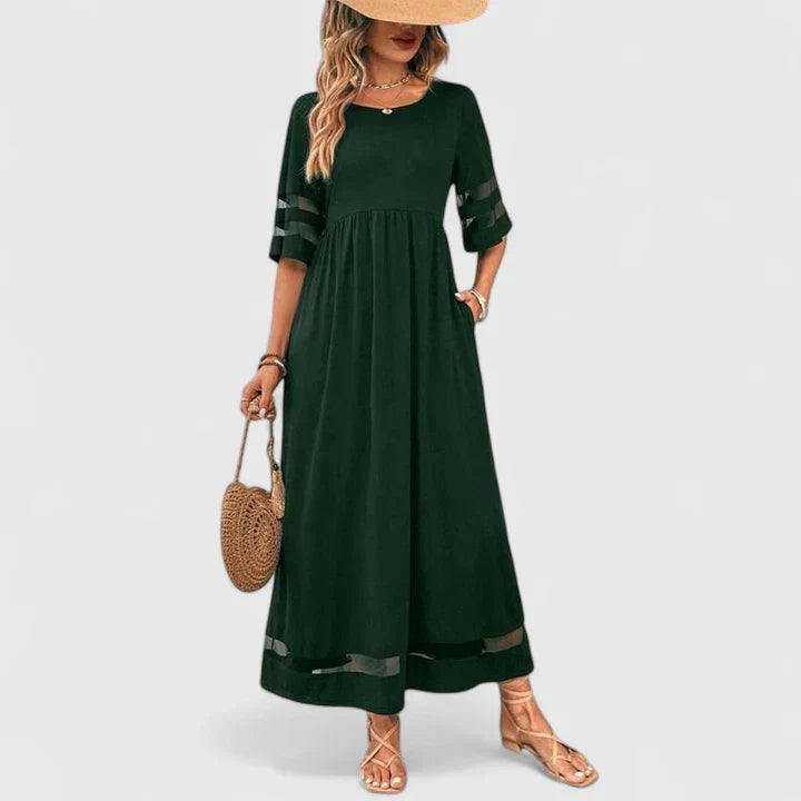 Delymarina | Sophisticated Midi Dress for Effortless Style