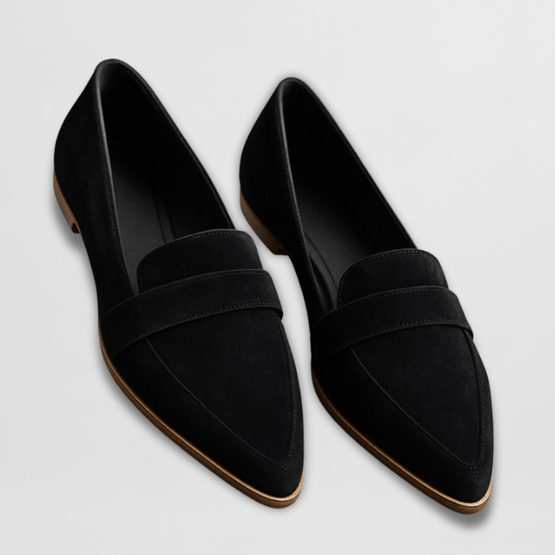 Helen Orthopedic Soft Suede Loafers – Cushioned Support for All-Day Comfort