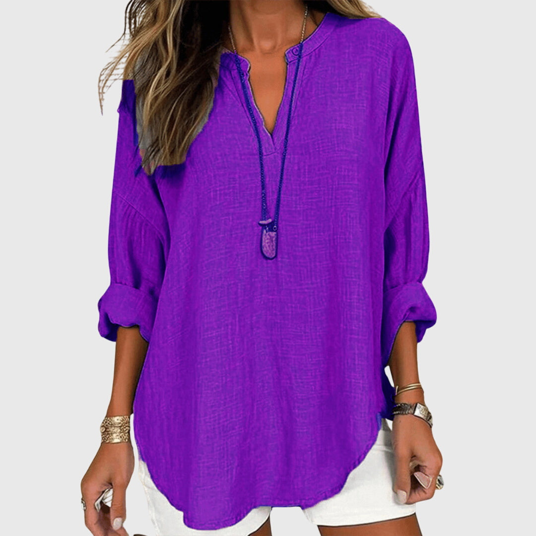 Lenara™ Breezy-Chic Beach Shirt