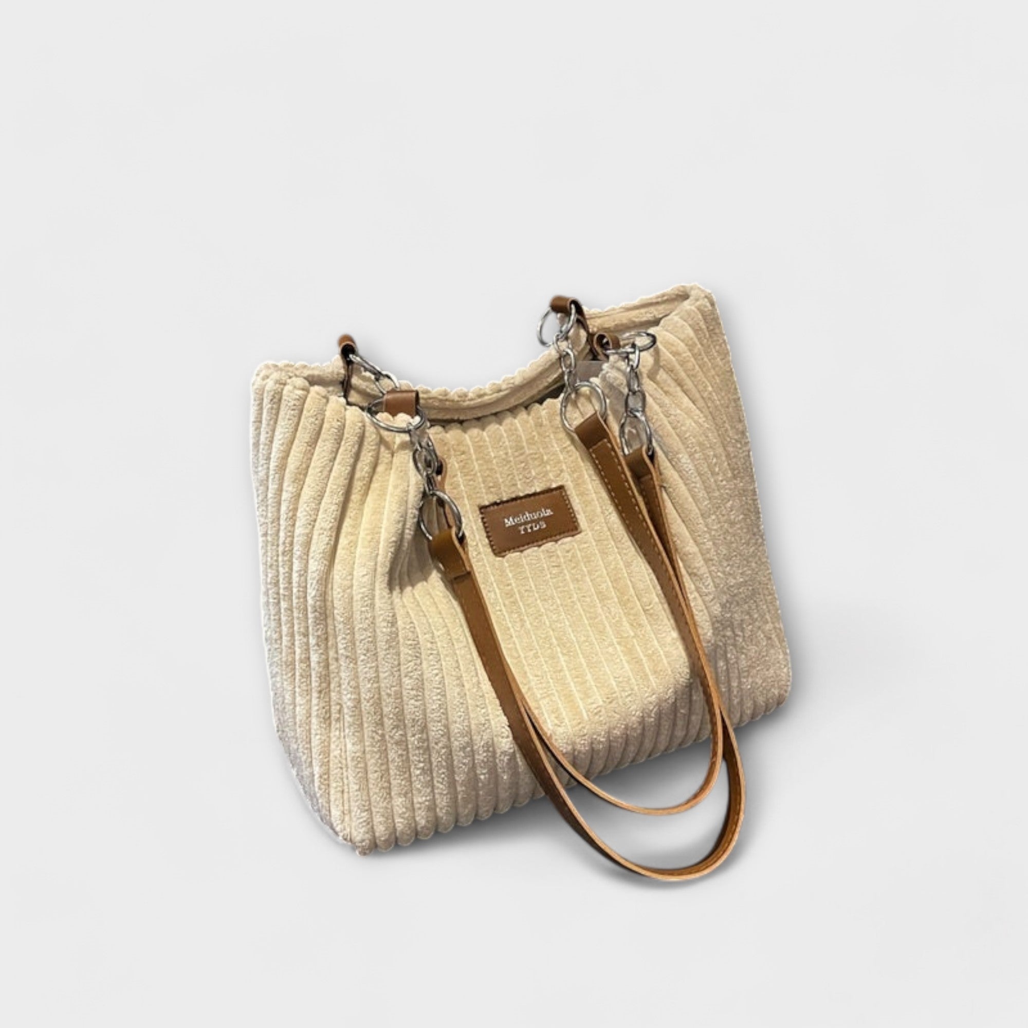 Olivia - Luxurious Soft Cord Shoulder Bag
