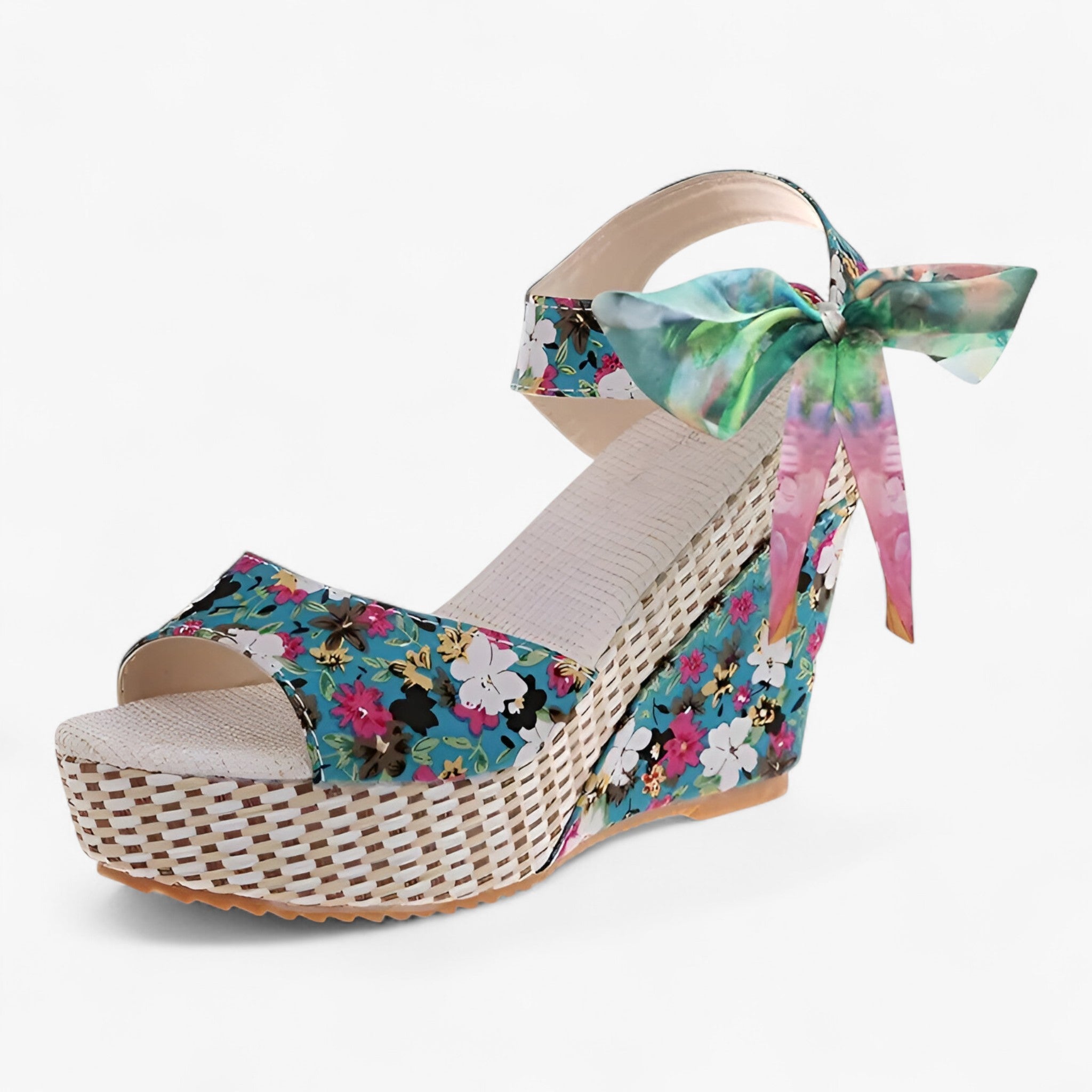 Evangeline | Floral sandals - Elegant and comfortable