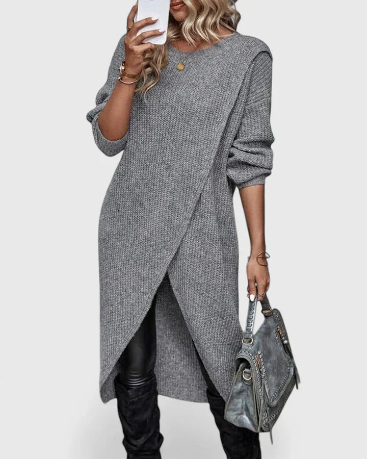 Zarymelle | Timeless Knit Sweater Dress for Effortless Style