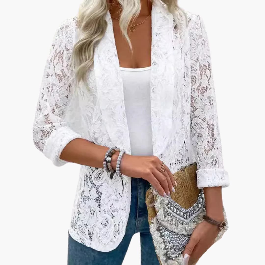 Lace Blazer - Effortlessly Elegant