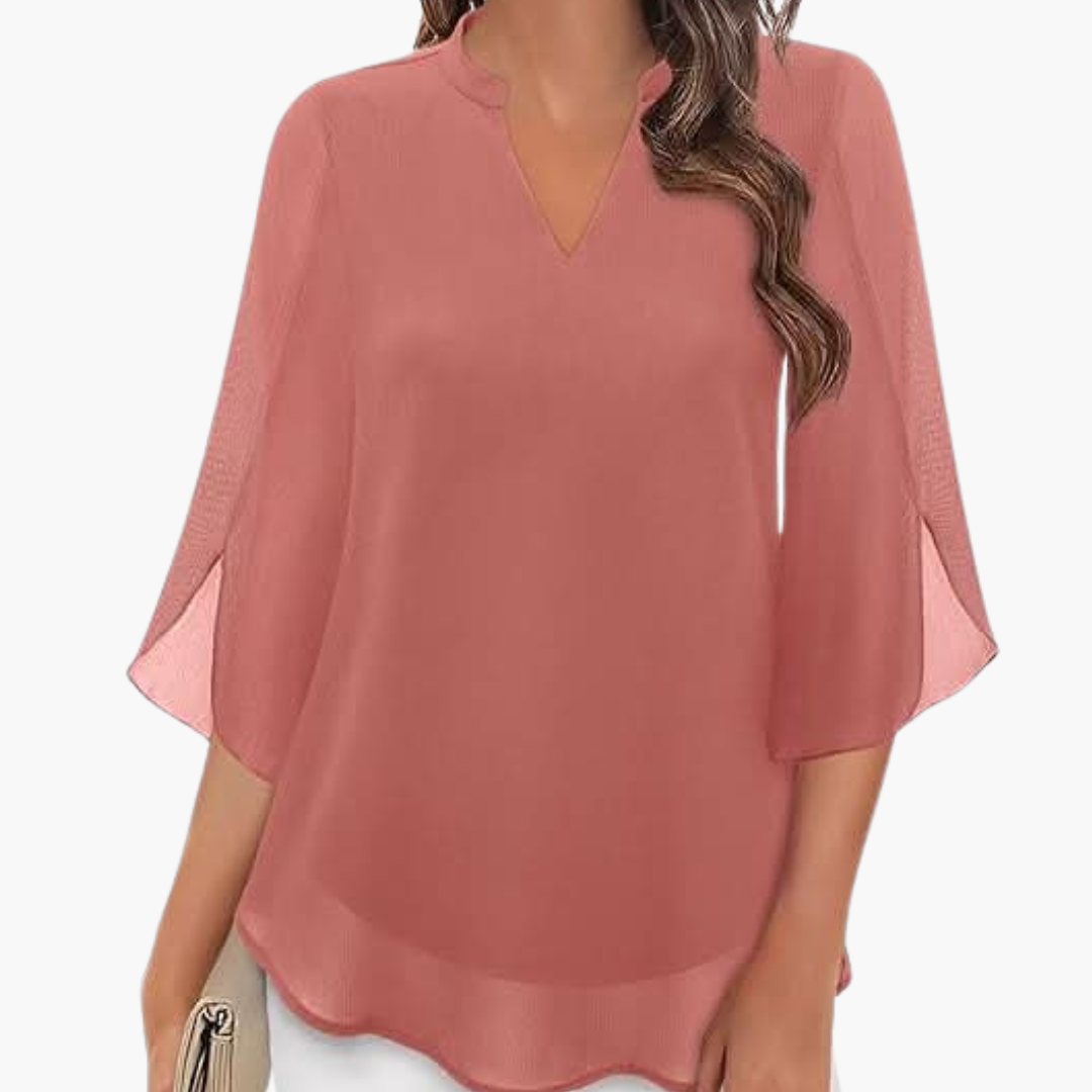 Elegant Layered Blouse for Effortless Style