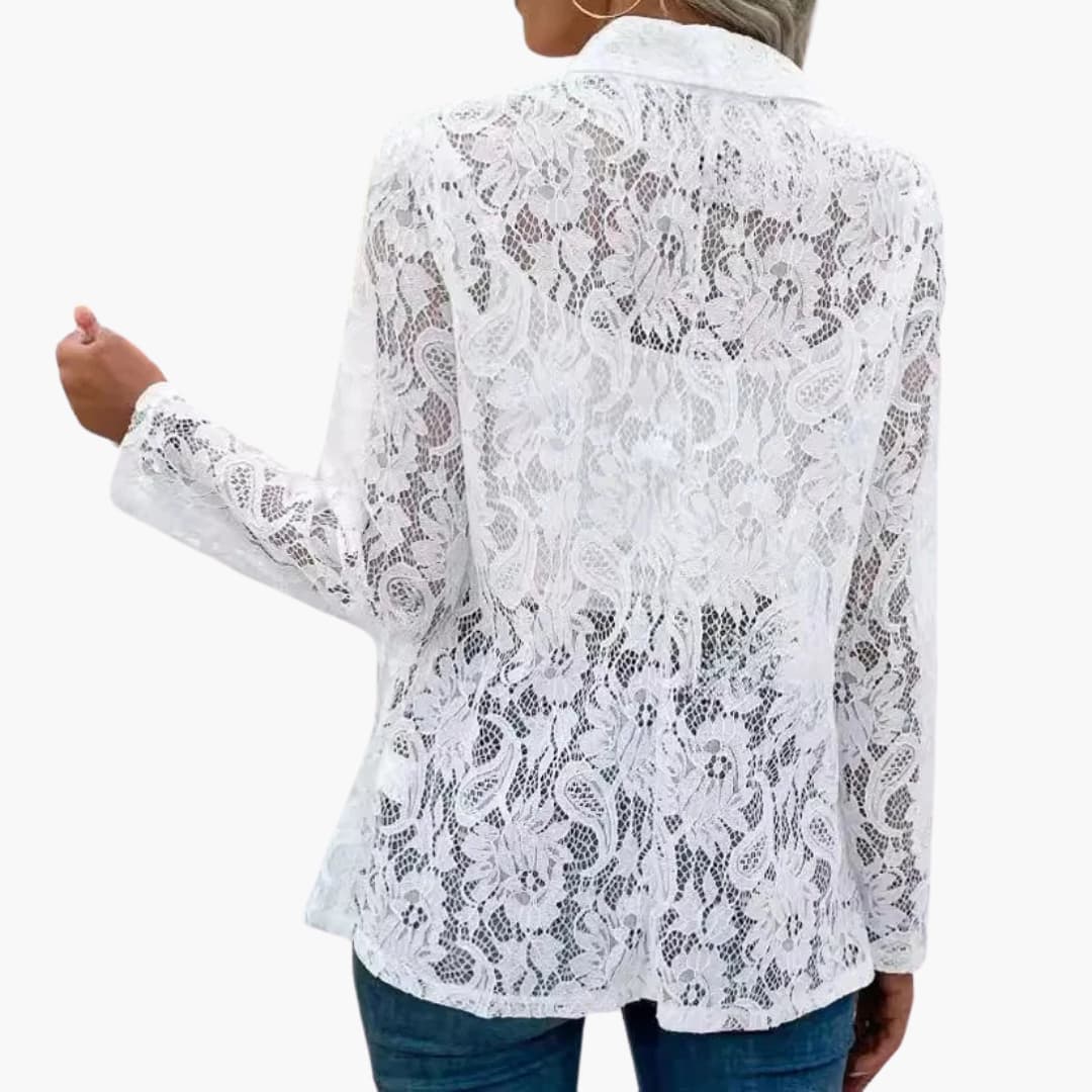 Lace Blazer - Effortlessly Elegant
