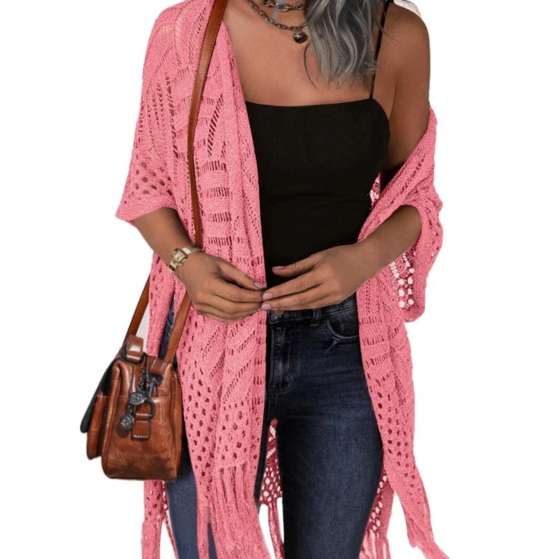 Timeless Cozy Summer Hollow-Out Tassel Outerwear