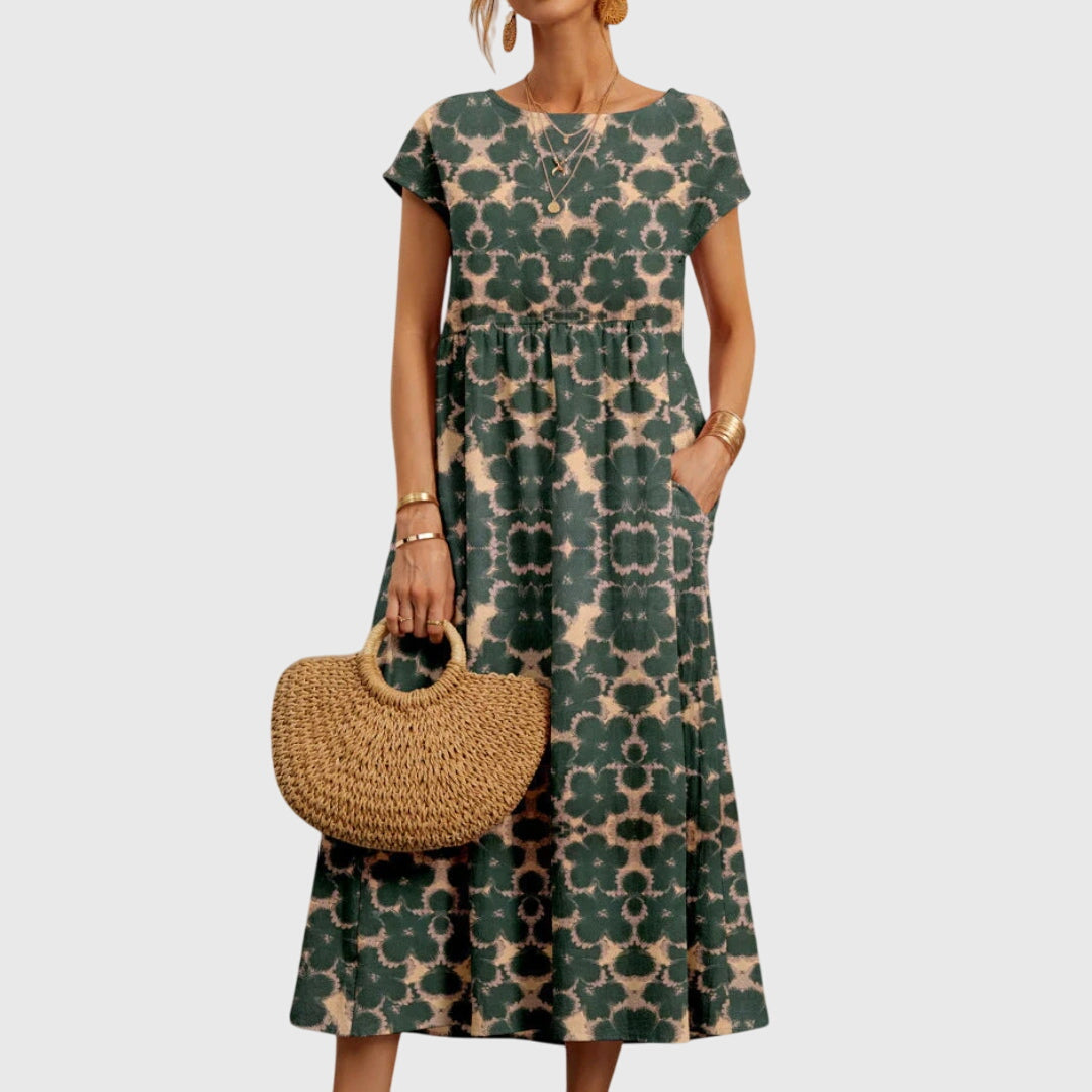 Floral Relaxed Fit Dress – Soft Touch Fabric