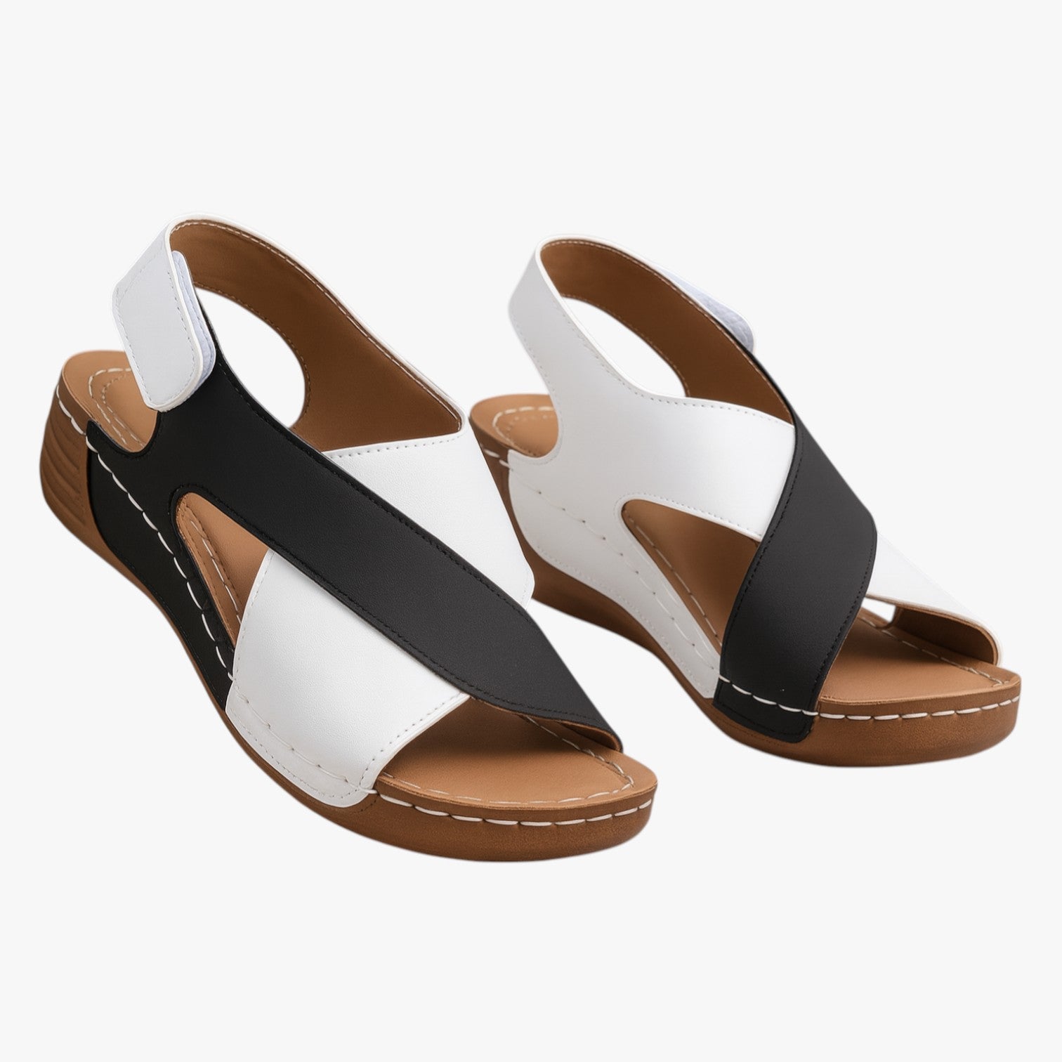 Rachelle | Summery comfort with style - Soft and lightweight wedge-heel sandals