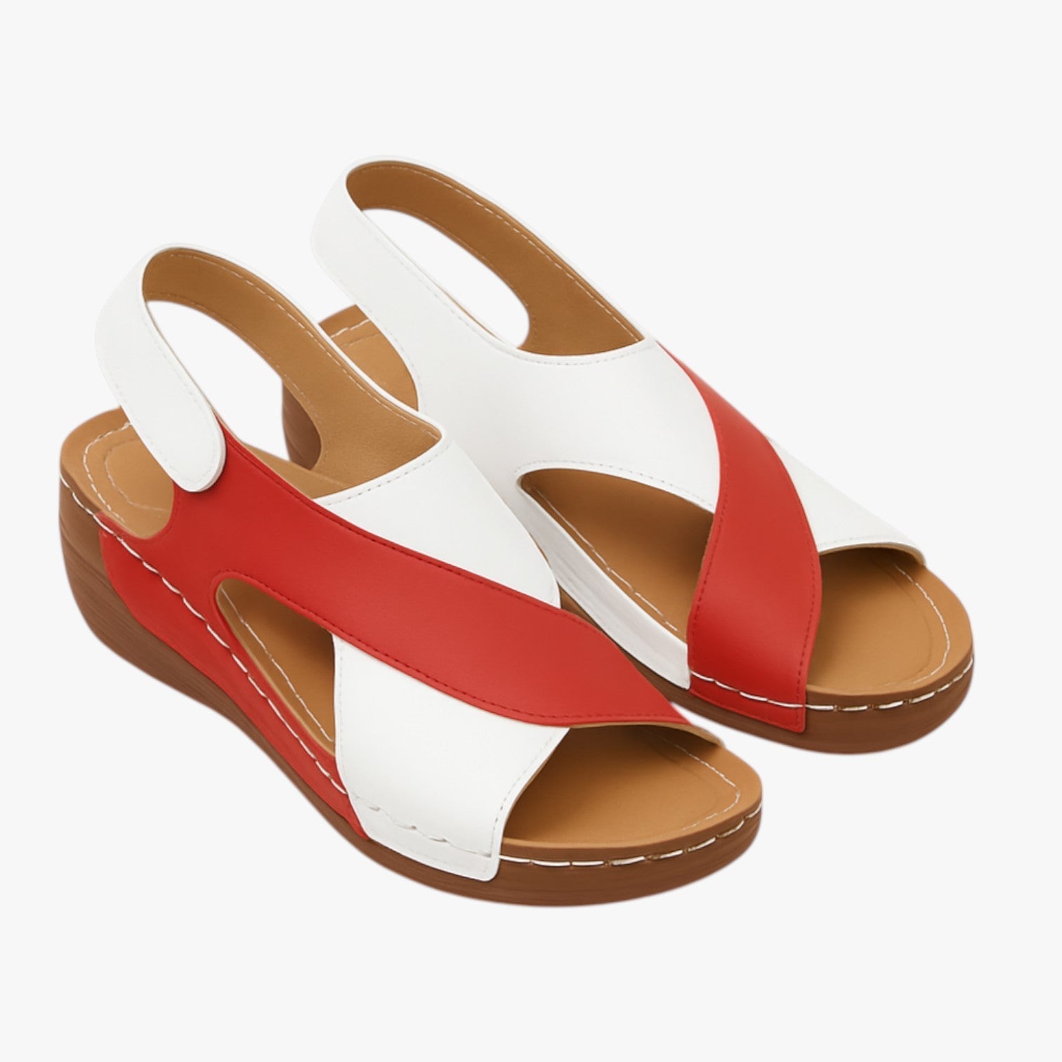 Rachelle | Summery comfort with style - Soft and lightweight wedge-heel sandals