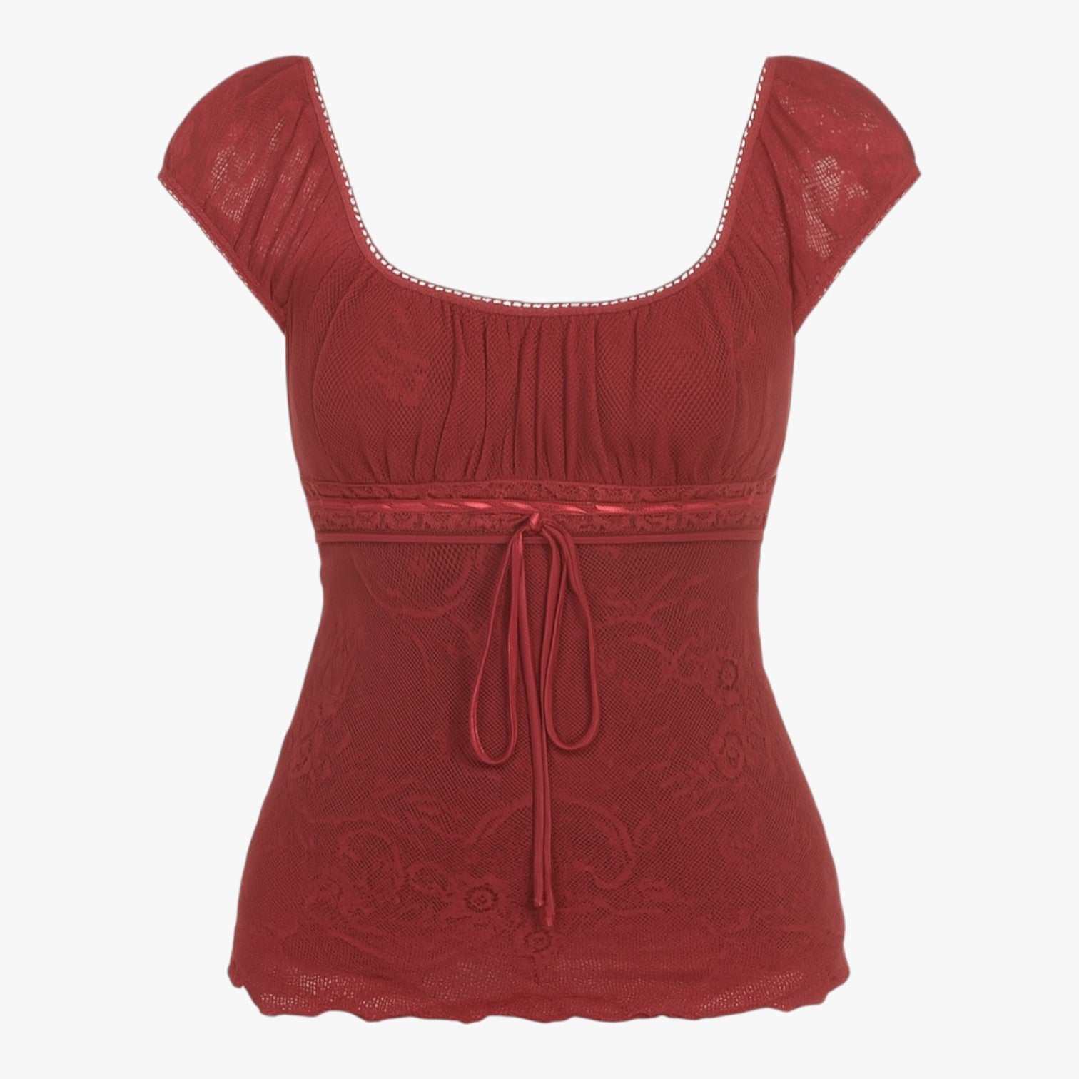 Mina | Vintage crop top with bow detail