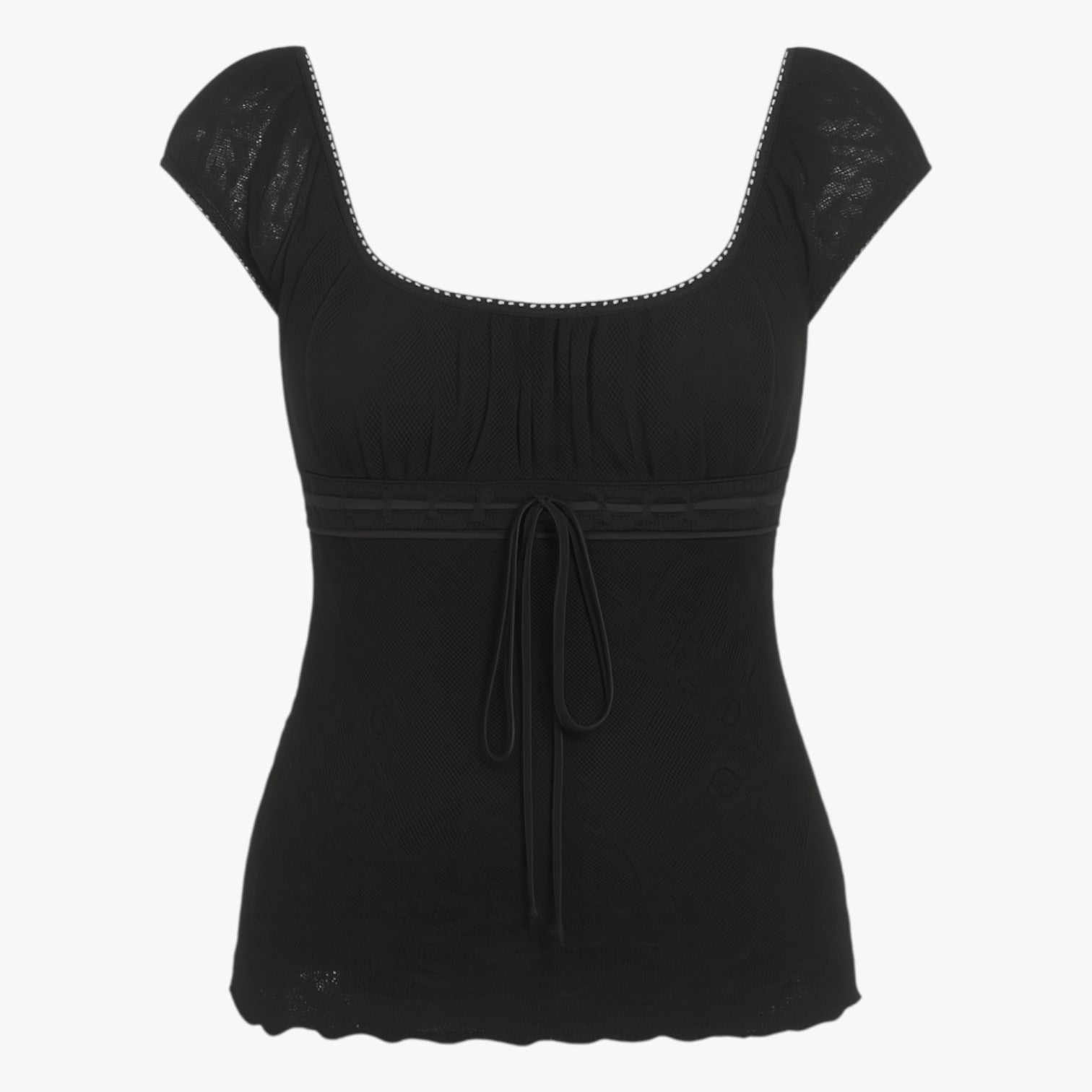 Mina | Vintage crop top with bow detail