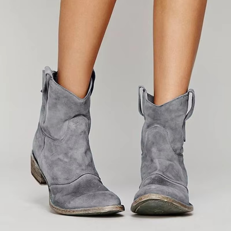 Classic pointed toe western ankle boots for women | Sierra 3