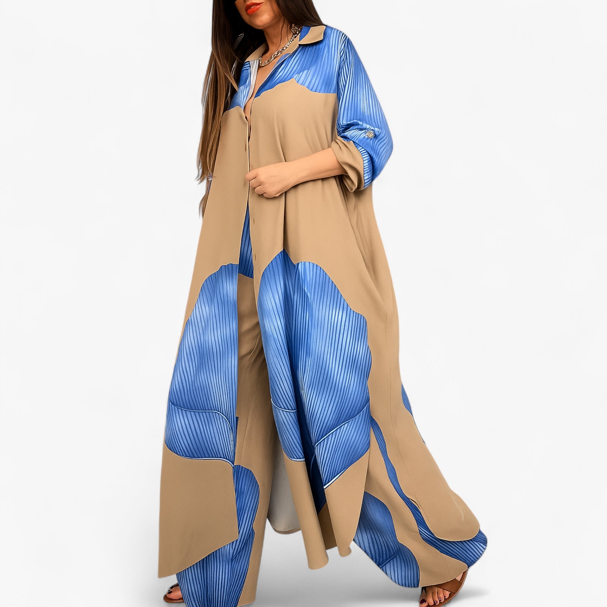 Amelia | Women's Elegant Set with Shirt and Pants