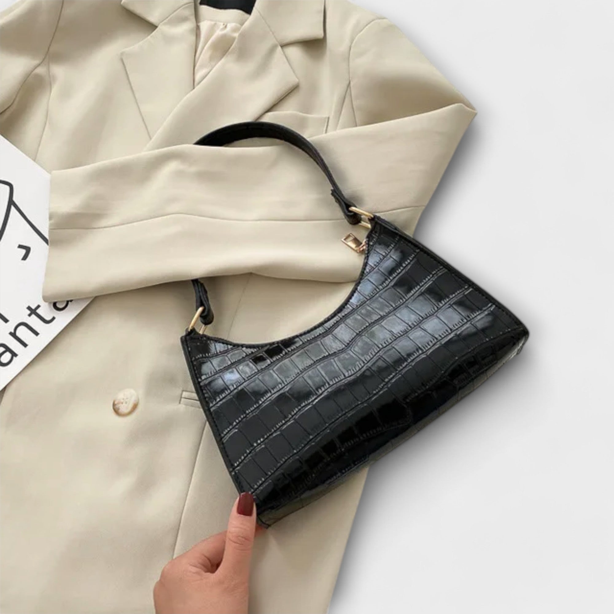 Olivia - Gleaming Leather Bag