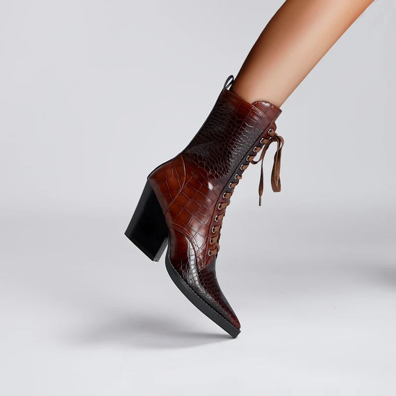 Izzy Ryder Lace-Up Boots for Women | Marlowe 0